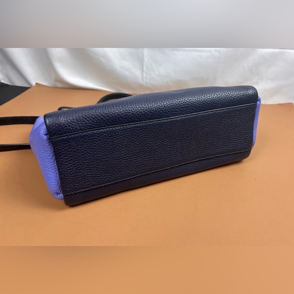 kate spade NY holder street Lanier leather satchel bag Blue - Picture 9 of 14